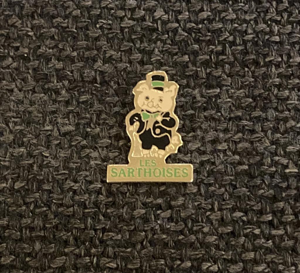 PIN - LES SARTHOISES - VARKENSVLEES - COCHON - VARKEN, Collections, Envoi, Utilisé, Autres sujets/thèmes, Insigne ou Pin's