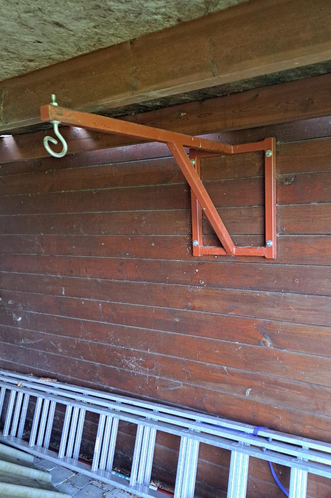 Support mural pour sac de boxe/frappe / punching ball, Ophalen, Gebruikt, Bokszak