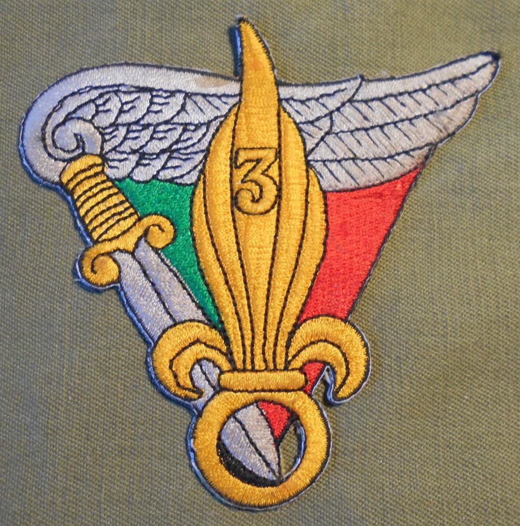 LEGION ETRANGERE / ECUSSON 3em BEP., Collections, Envoi, Armée de terre, Emblème ou Badge