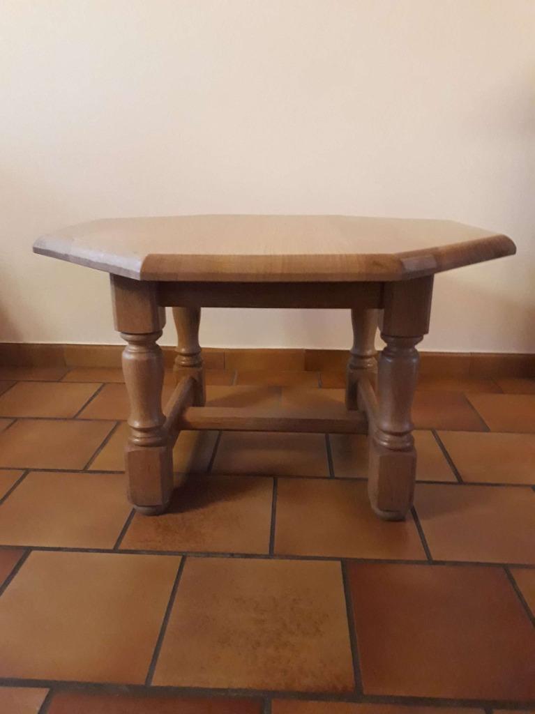 Table de salon en chêne massif, Enlèvement, Comme neuf, Chêne