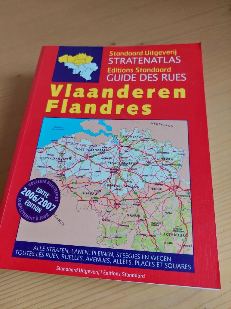 vlaanderen wegenatlas, Boeken, Atlassen en Landkaarten, Ophalen of Verzenden