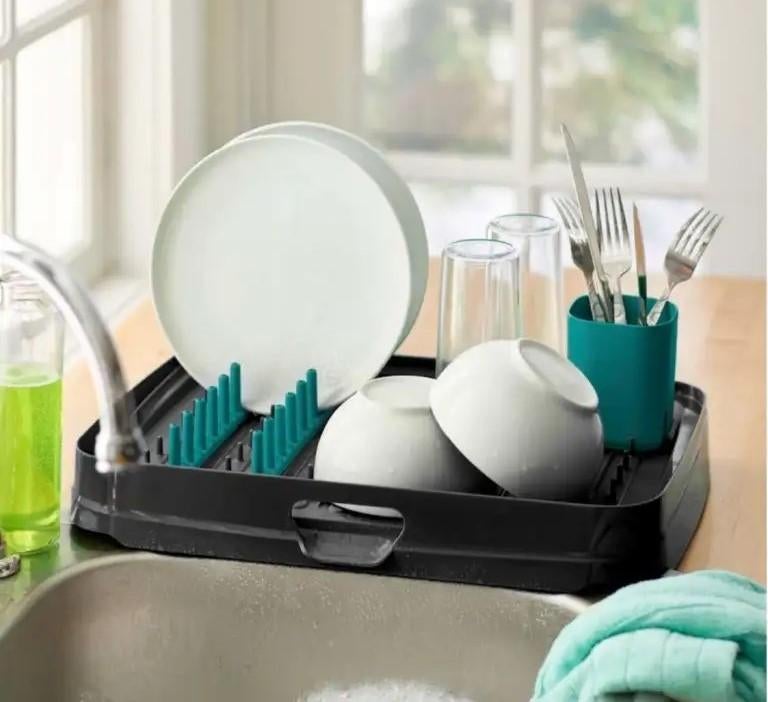Tupperware™ « Dish Caddy - Afdruiprek », Huis en Inrichting, Keuken | Tupperware, Nieuw, Overige typen, Groen, Ophalen of Verzenden