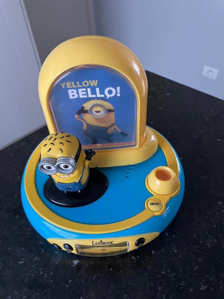 Wekkerradio The Minions Lexibook  in werkende staat, Ophalen of Verzenden, Gebruikt