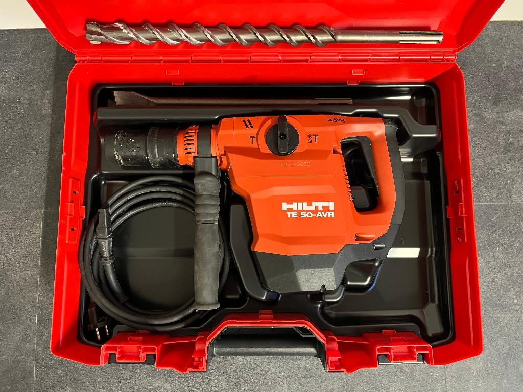 HILTI TE 50-AVR Combihamer Boorhamer Breekhamer Boormachine, Boormachine, 600 watt of meer, Ophalen of Verzenden, Zo goed als nieuw