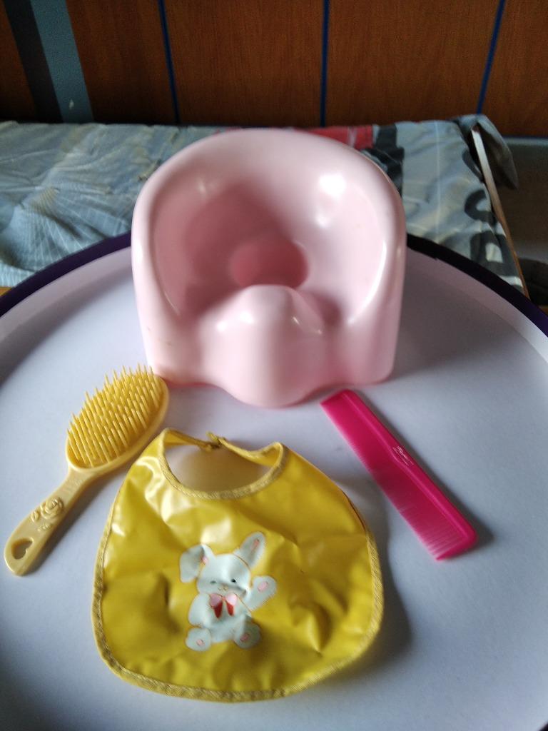 Slabbetje, potje en kammetjes baby pop type baby born, Kinderen en Baby's, Ophalen of Verzenden, Gebruikt