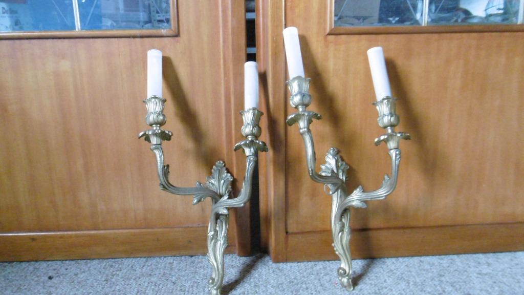 koperen muurverlichting, Ophalen