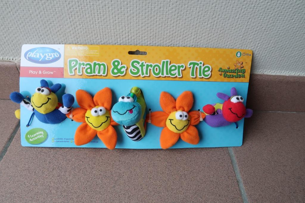 Speelgoed voor aan buggy - Playgro Amazing Garden Pram & Sto, Enlèvement, Neuf, Hochet
