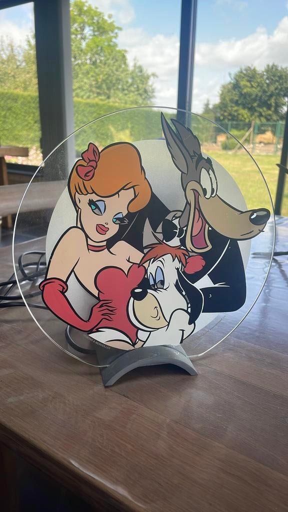 Lampe de chevet tex avery droopy demons & merveilles 2002, Collections, Personnages de BD, Utilisé, Autres types, Autres personnages