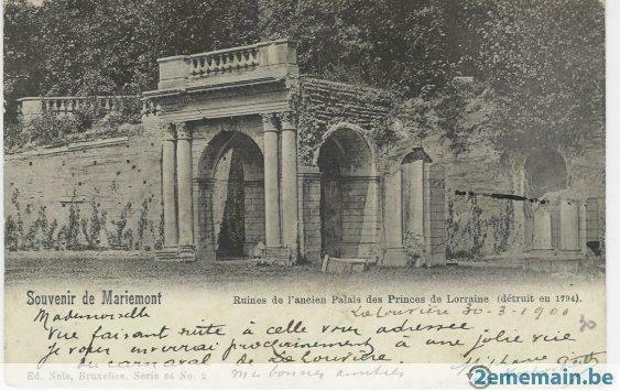 C. P Morlanwelz Mariemont -Ruines ancien palais (c68)