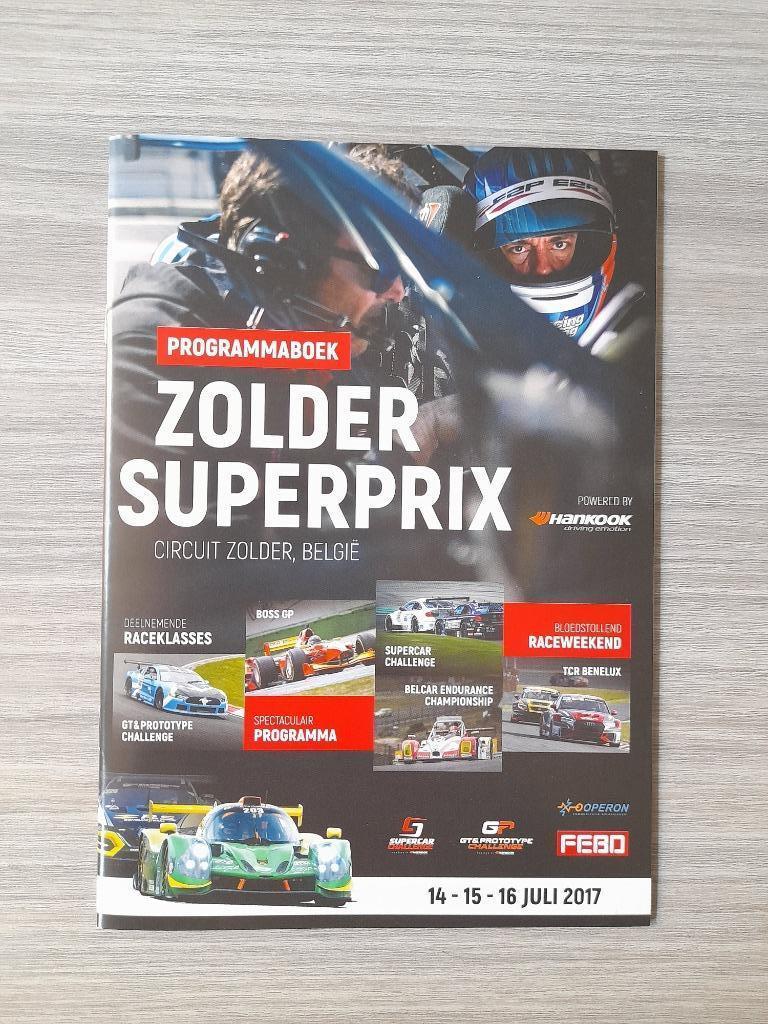 Zolder Superprix 2017 Circuit Zolder - Official Programme, Ophalen of Verzenden, Zo goed als nieuw, Overige merken