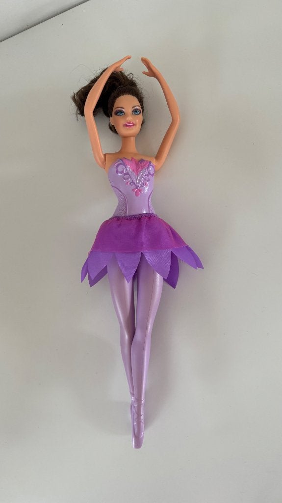 Barbie ballerina, Kinderen en Baby's, Ophalen of Verzenden, Zo goed als nieuw, Barbie