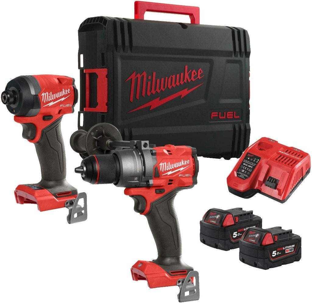 MILWAUKEE FPP2A3-502X - klopboormachine+slagschroevendraaier, Doe-het-zelf en Bouw, Gereedschap | Boormachines, Verzenden, Nieuw