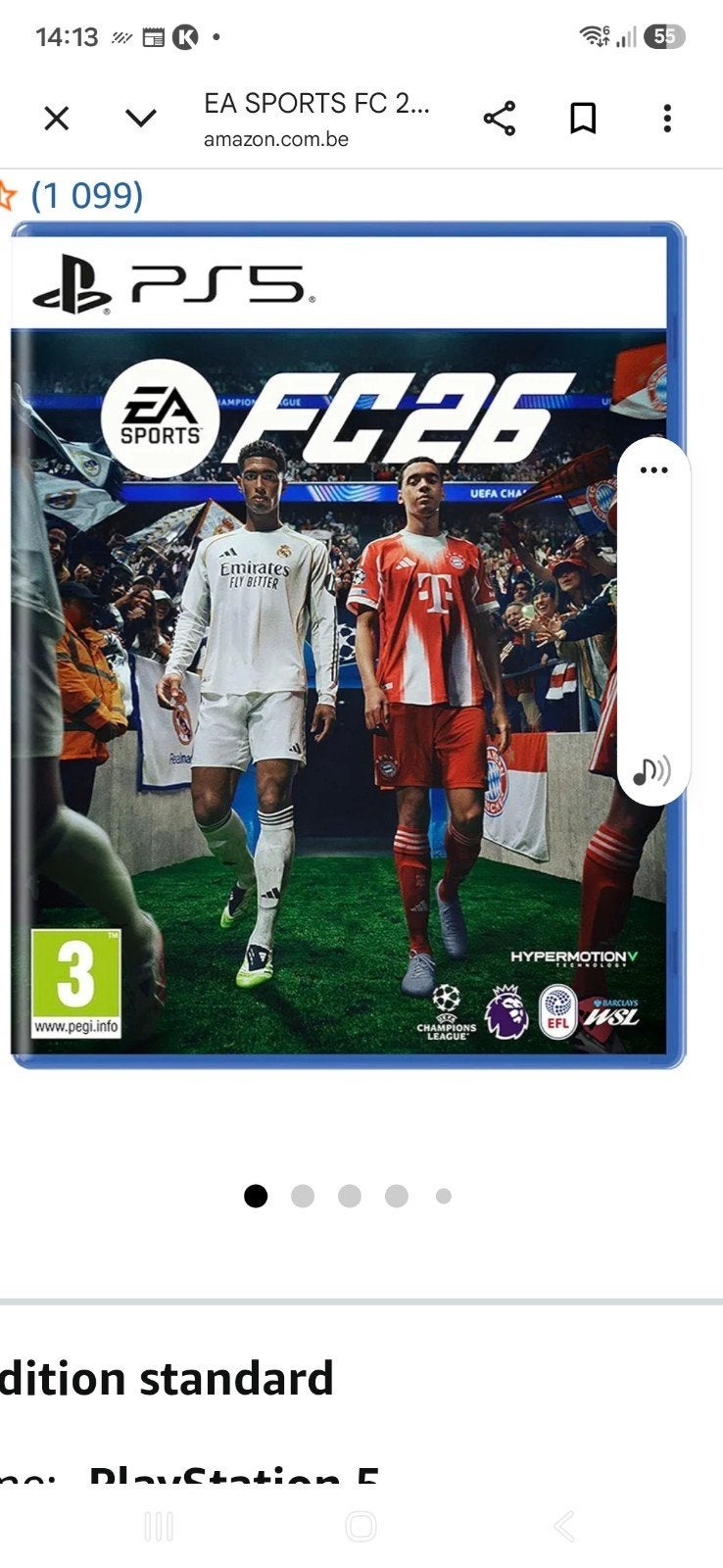 fifa 26 sur ps5, Ophalen of Verzenden