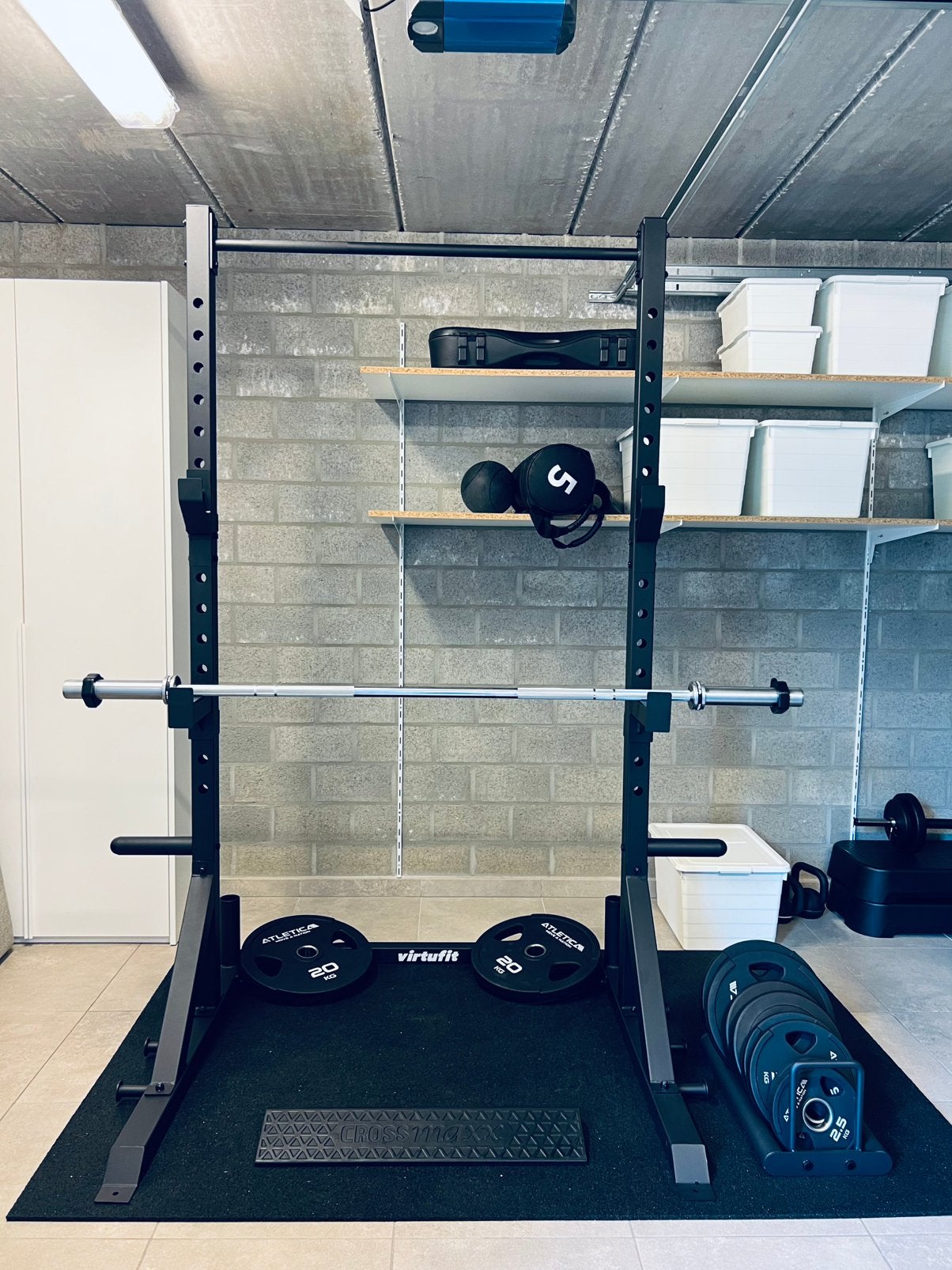 Power rack, Ophalen, Zo goed als nieuw, Halterschijven