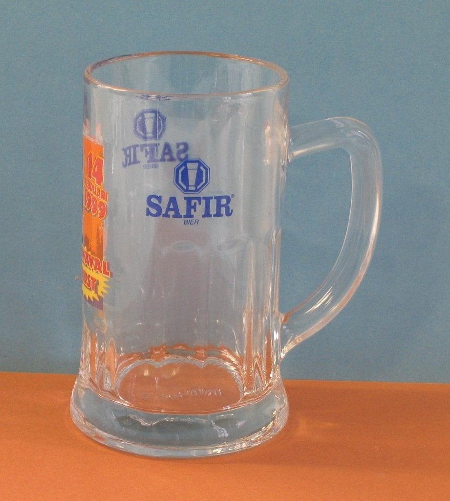 BIERGLAS SAFIR 146, Verzamelen, Ophalen, Gebruikt, Glas of Glazen, Overige merken