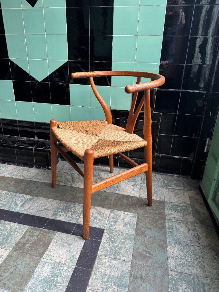 Chaise Wishbone CH24 Carl Hansen & Søn, Design, Brun, Enlèvement, Bois