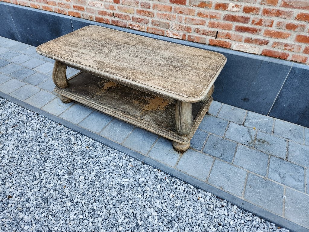 Table basse en chêne, Maison & Meubles, 50 – 75, 150 à 200 cm, Enlèvement, Utilisé