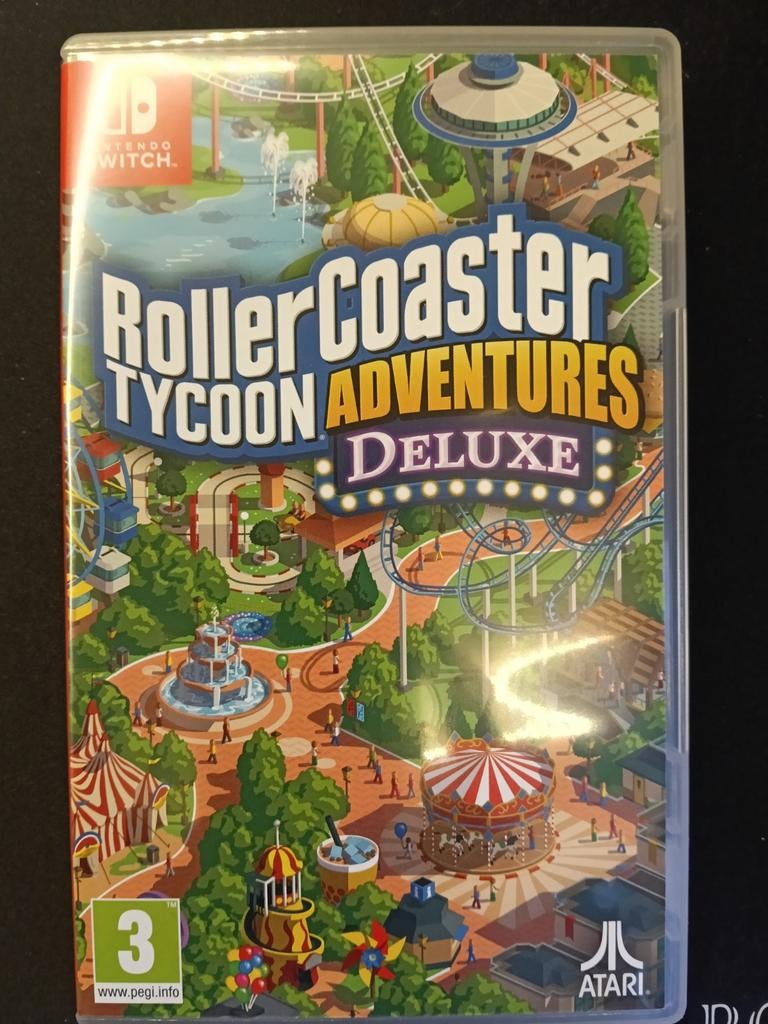 Jeu Switch Roller Coaster tycoon adventures deluxe
