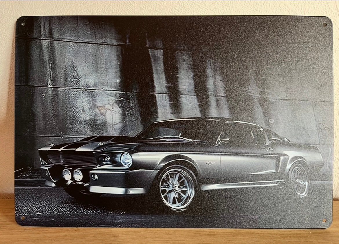 Plaque metallique ford mustang, Enlèvement ou Envoi, Comme neuf