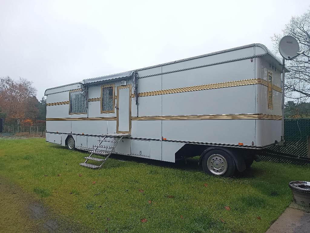 Woonwagen kermis pipowagen roulotte tiny house, Caravans en Kamperen, Particulier, Tot en met 6