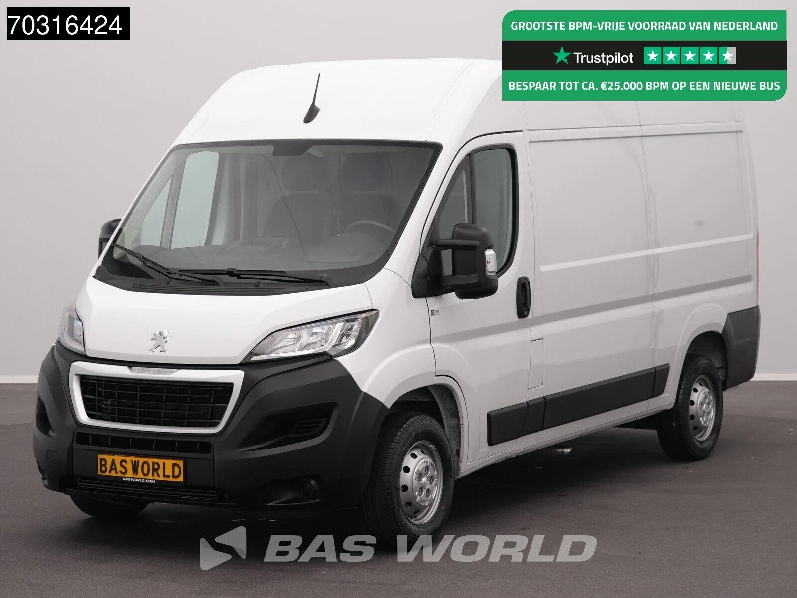 Peugeot Boxer 140PK L2H2 Airco Cruise CarPlay Parkeersensore, Achat, Euro 6, Entreprise, 3 places