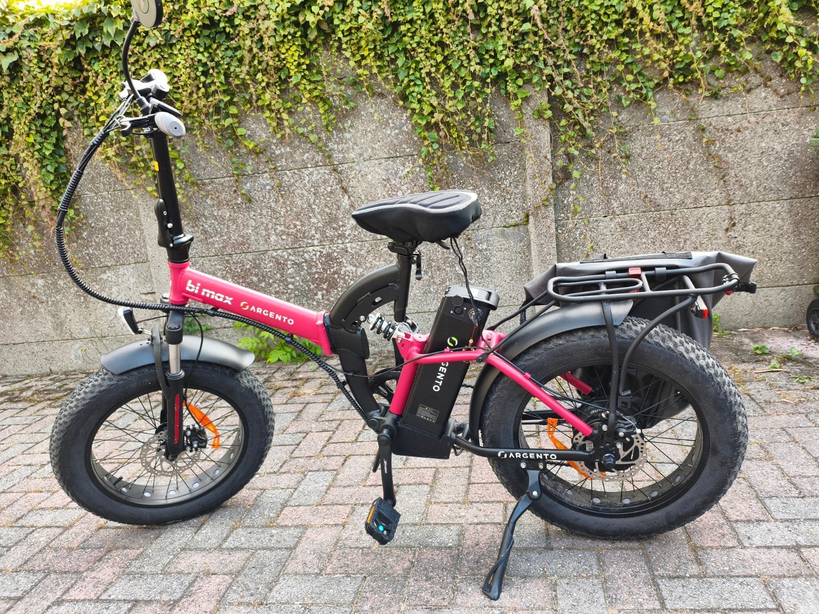 Ebike Pieghevole Fat - Argento - BiMax - 60nm - Batteria 374, Fietsen en Brommers, Ophalen, Zo goed als nieuw, Heren
