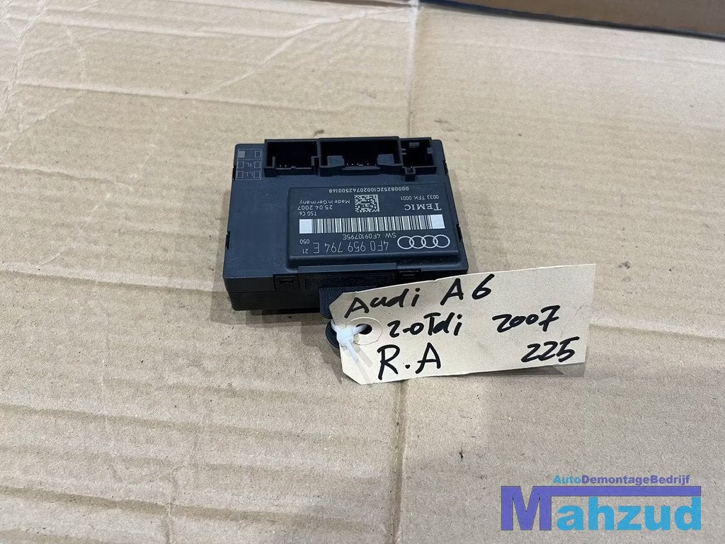 AUDI A6 C6 rechts achter deur module 2004-2011 4F0959794E, Auto-onderdelen, Gebruikt, AUDI AG, Auto-Union-Strasse 1
85045  Ingolstadt, DE