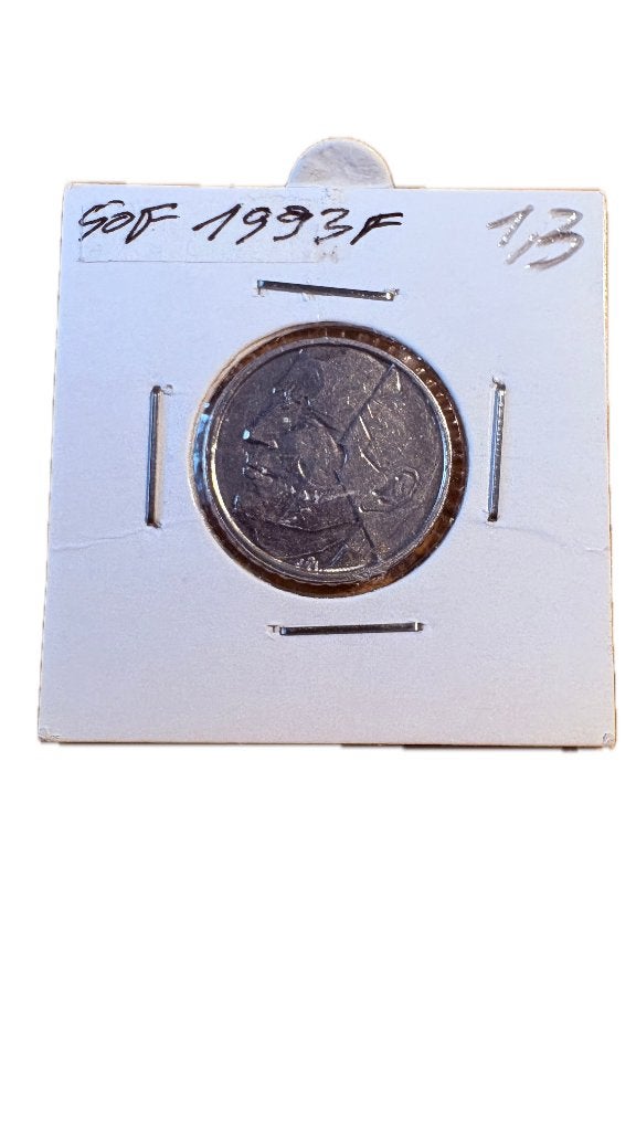 BAUDOUIN I : 50 FRANCS 1993F, Timbres & Monnaies, Enlèvement ou Envoi