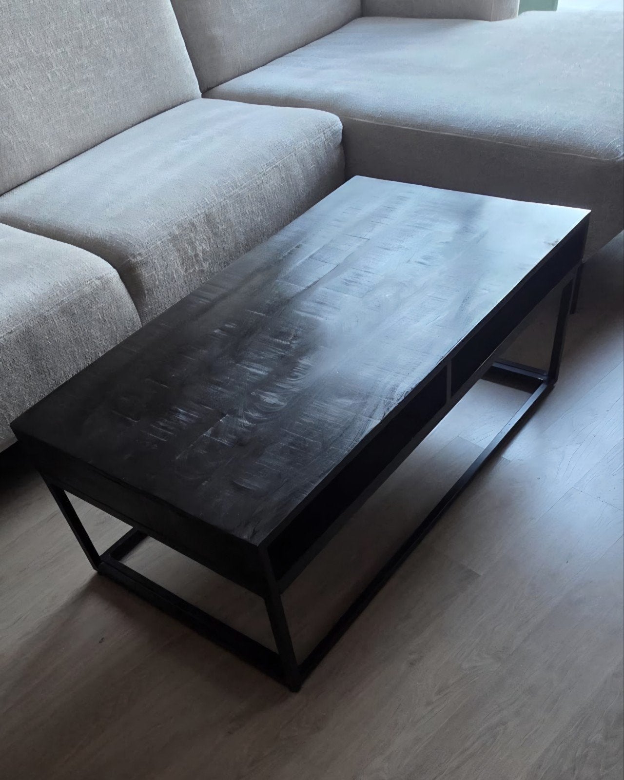 Table basse noire, Maison & Meubles, Enlèvement