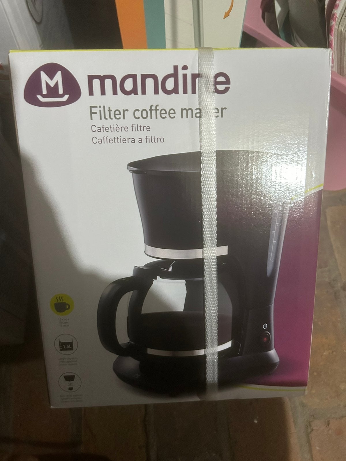 Mandine koffiezetapparaat, Elektronische apparatuur, Ophalen, Nieuw