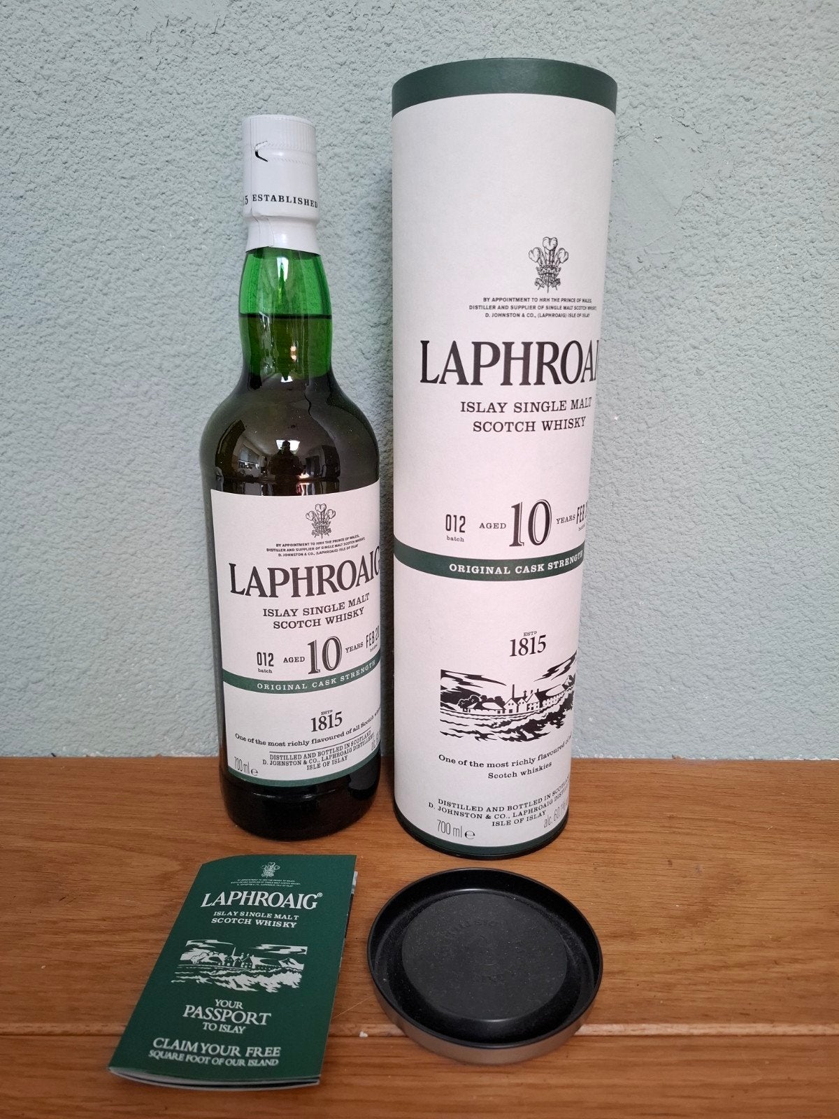 Laphroaig batch 012, Verzamelen, Ophalen