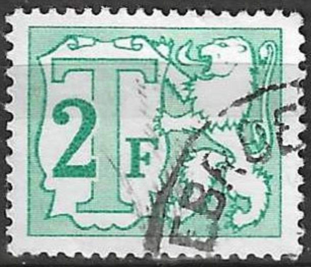 Belgique 1966/1970 - Yvert/OBP 67TX - Timbre fisal 2 F (ST), Envoi, Affranchi, Oblitéré