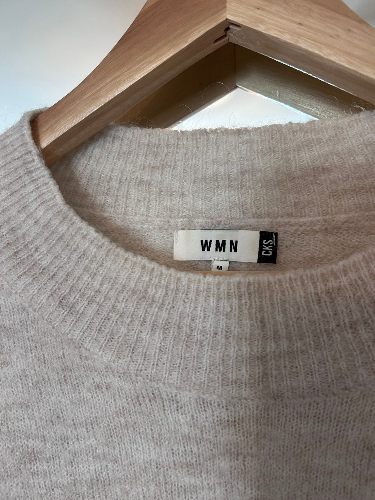 Trui van wolmix, Ophalen of Verzenden, Zo goed als nieuw, Maat 36 (S), Beige