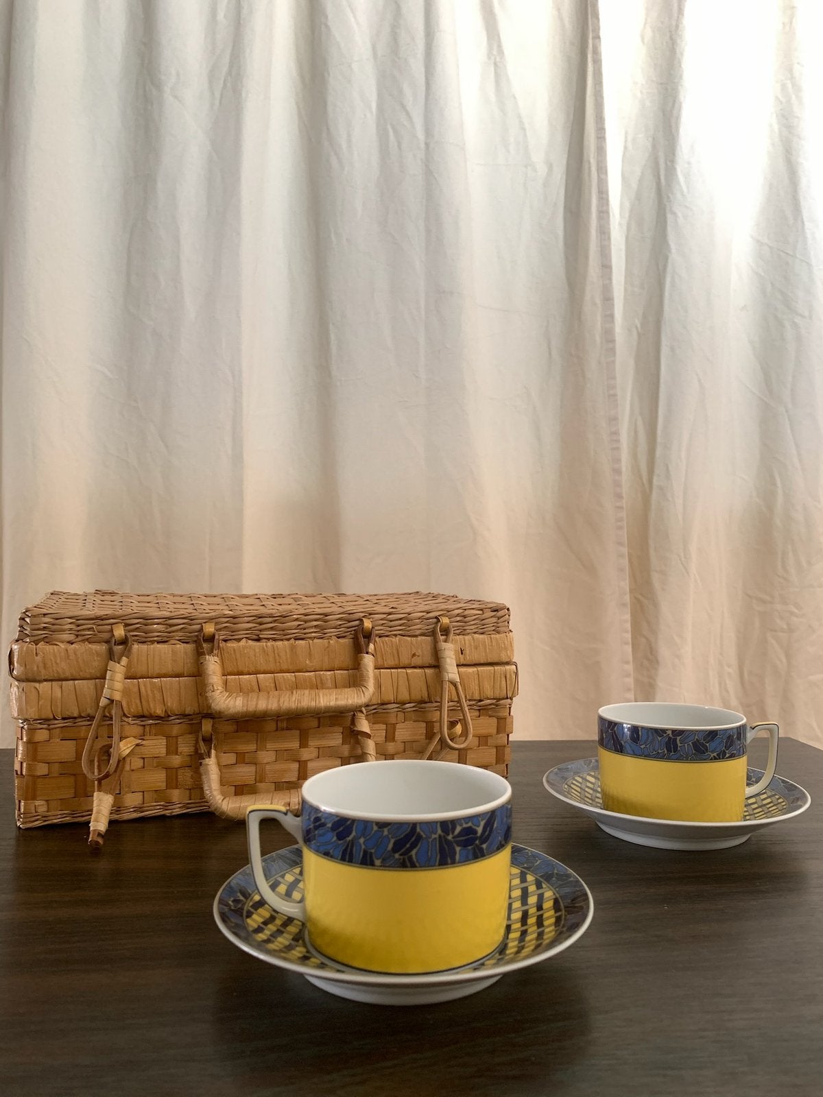 Paire de Tasses CHRISTOFLE Pergola (Made in France), Enlèvement ou Envoi