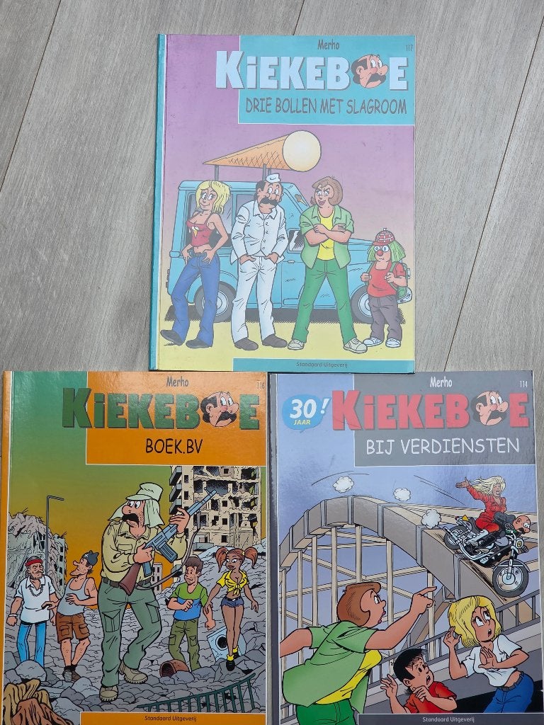 Strip kiekeboe, Meerdere stripboeken, Ophalen, Zo goed als nieuw, Merho