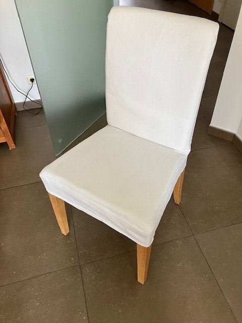 stoelen, Huis en Inrichting, Ophalen, Wit, Zo goed als nieuw, Vier