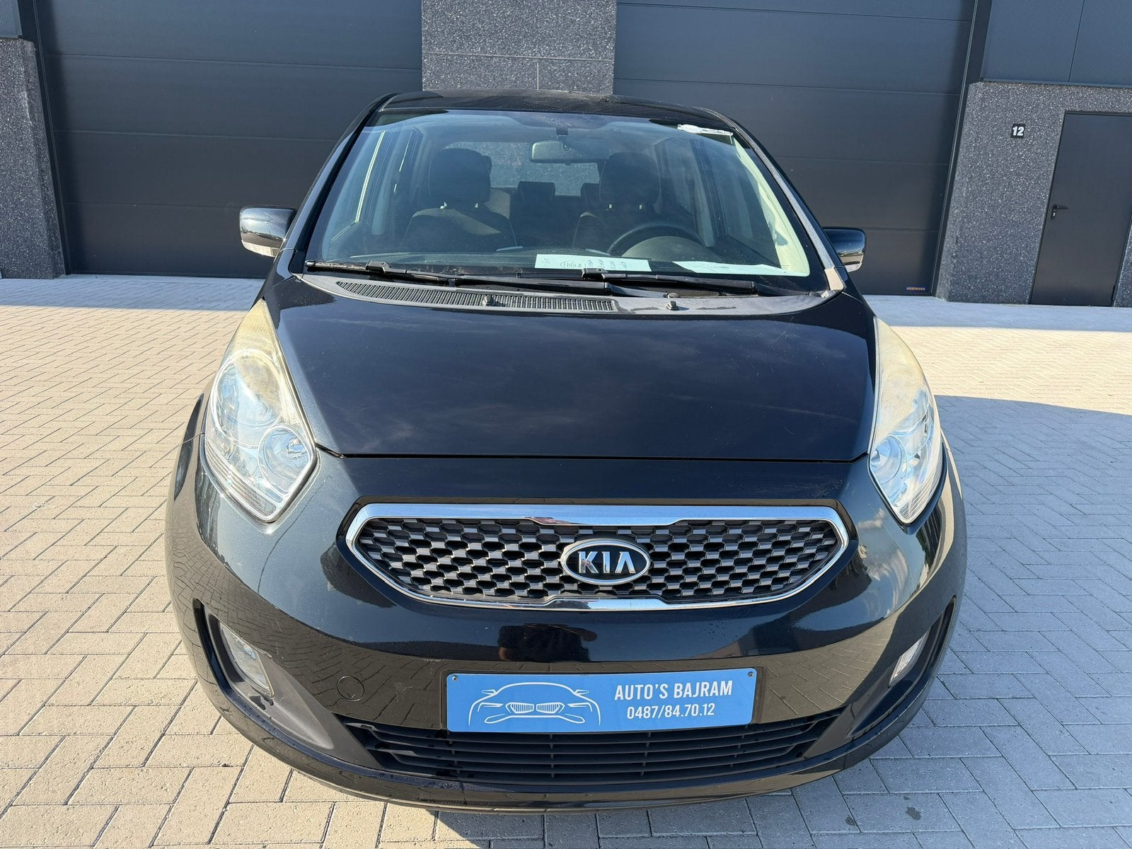Kia Venga 2010 – 1.4 CRDi Diesel | 100.000 km Digitale airco, Auto's, 4 cilinders, Automatische klimaatregeling, Zwart, Bedrijf