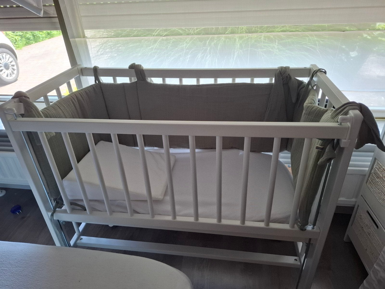 Co-sleeper compleet, Ophalen