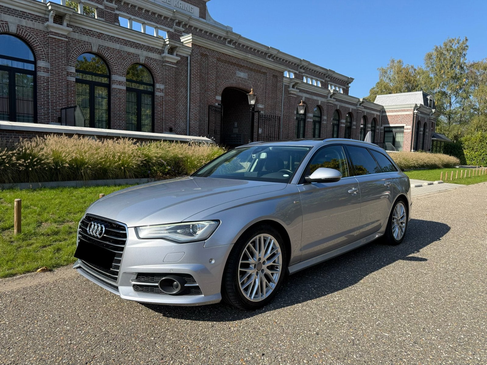 ✅ Audi A6 3.0tdi Quattro S-Line Pano Led Keyless Euro 6B, Auto's, Euro 6, Particulier, Dealer onderhouden, Zilver of Grijs