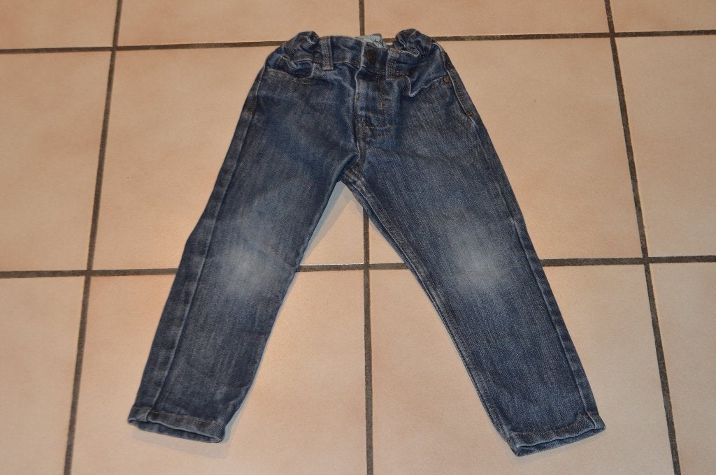 Blauwe spijkerbroek van T104 cm in zeer goede staat voor €3!, Ophalen of Verzenden, Gebruikt, Jongen, Broek