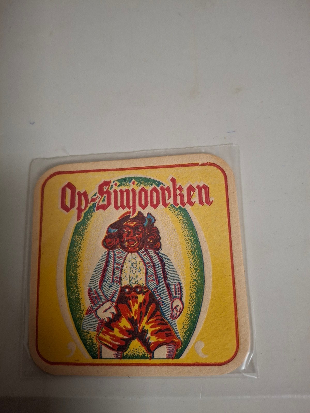 oud bierviltje op sinjoorken 3 populieren mortsel, Verzamelen, Ophalen of Verzenden