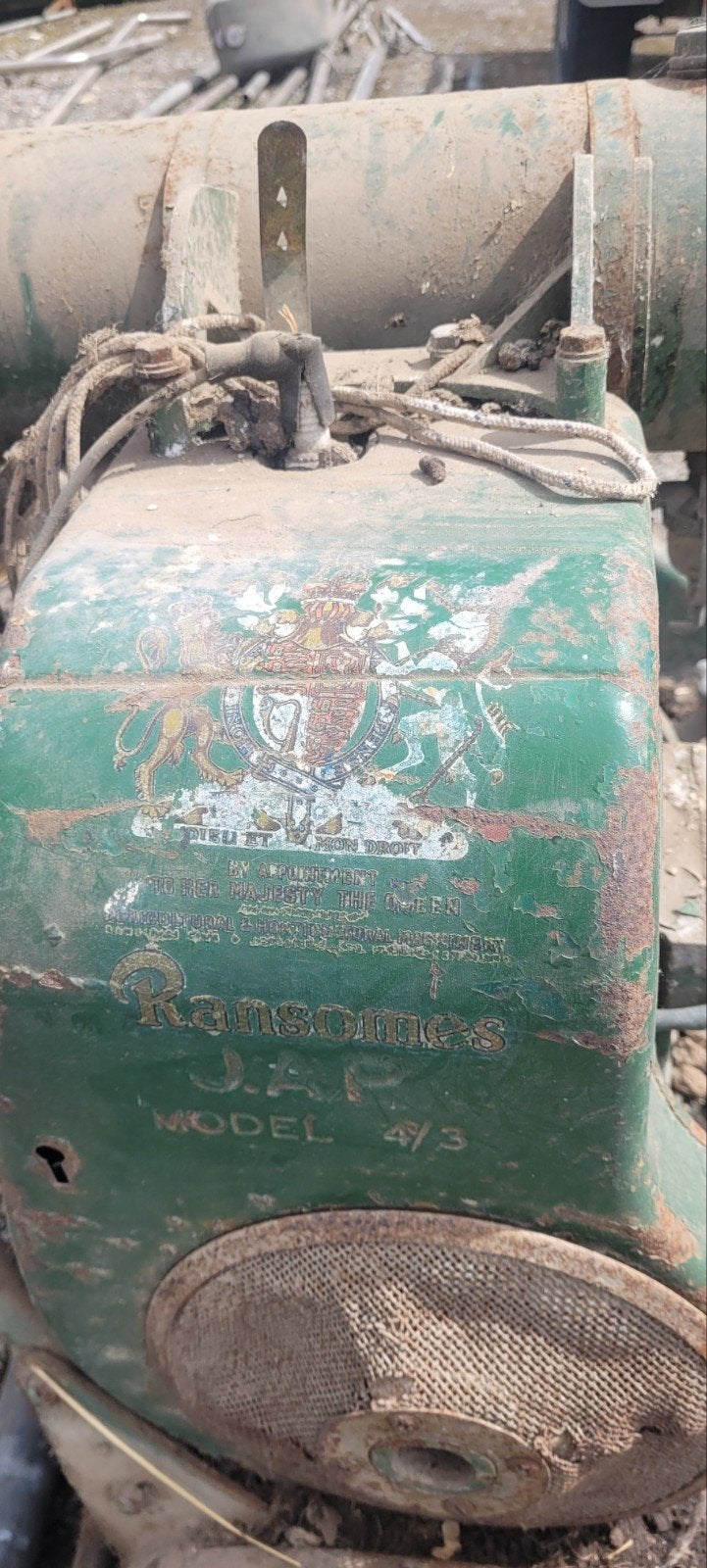 vintage grasmaaier ransomes model 3/4, Enlèvement
