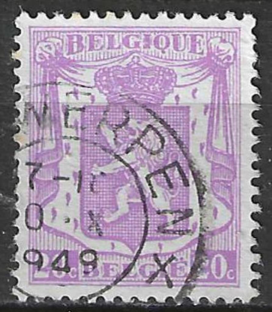 Belgie 1935 - Yvert/OBP 422 - Klein staatswapen 20 c. (ST), Postzegels en Munten, Verzenden, Gestempeld, Gestempeld