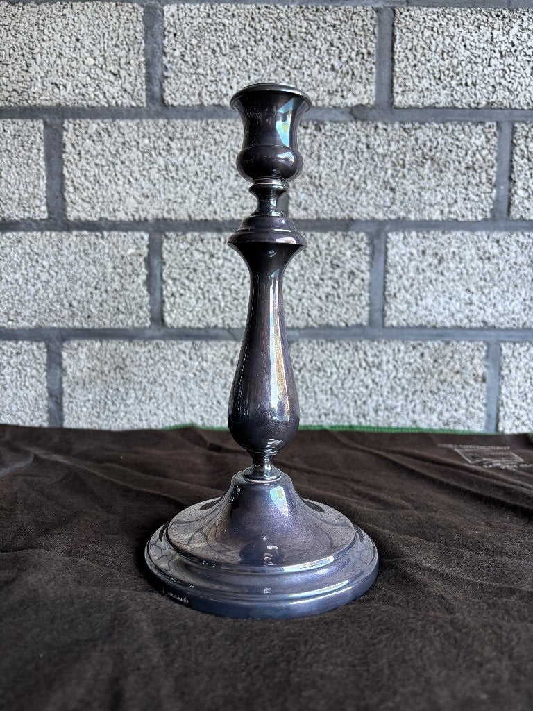 Zilveren kandelaar - hoge uitvoering, Antiek en Kunst, Ophalen, Zilver