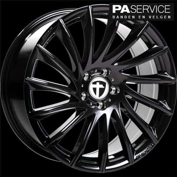 Nieuw 20 inch Glossblack Tesla Model 3 set inc banden TPMS, Neuf, Pneus et Jantes, 245 mm, Véhicule de tourisme