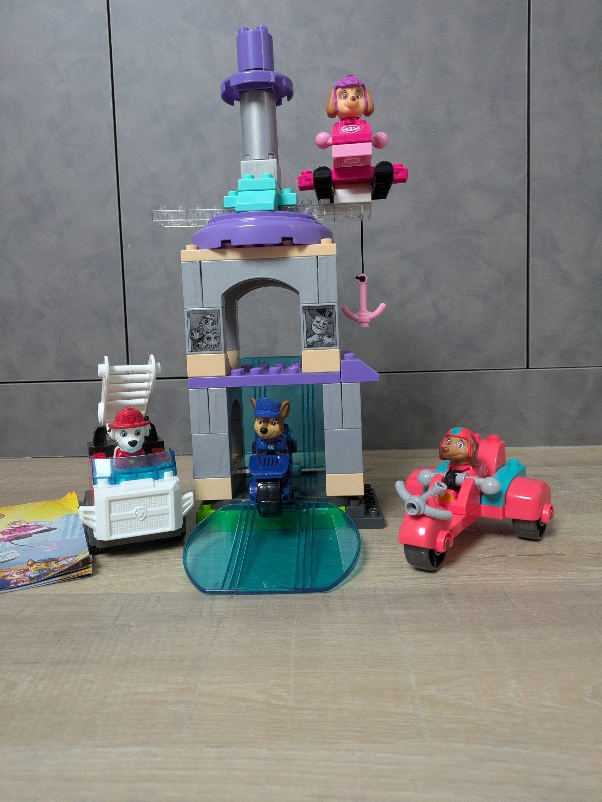 Mega Bloks Paw Patrol toren compleet & compatibe.met Duplo l, Enlèvement ou Envoi, Utilisé, Megabloks