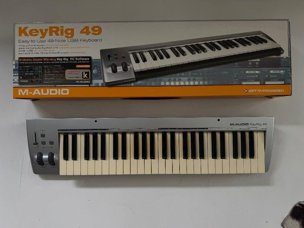 M-Audio KeyRig 49 midi keyboard, Muziek en Instrumenten, Ophalen of Verzenden, Gebruikt, 49 toetsen, Overige merken