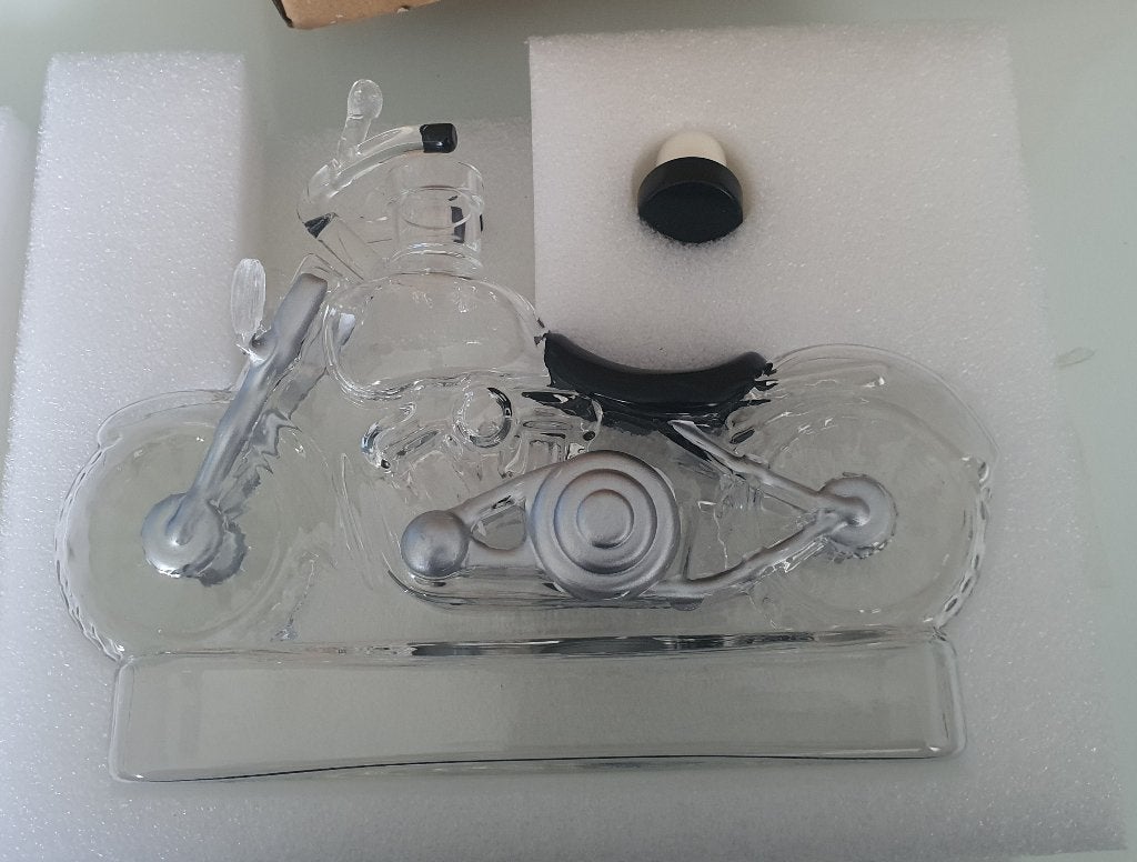 Glazen Motor Decanter, Antiek en Kunst, Ophalen of Verzenden