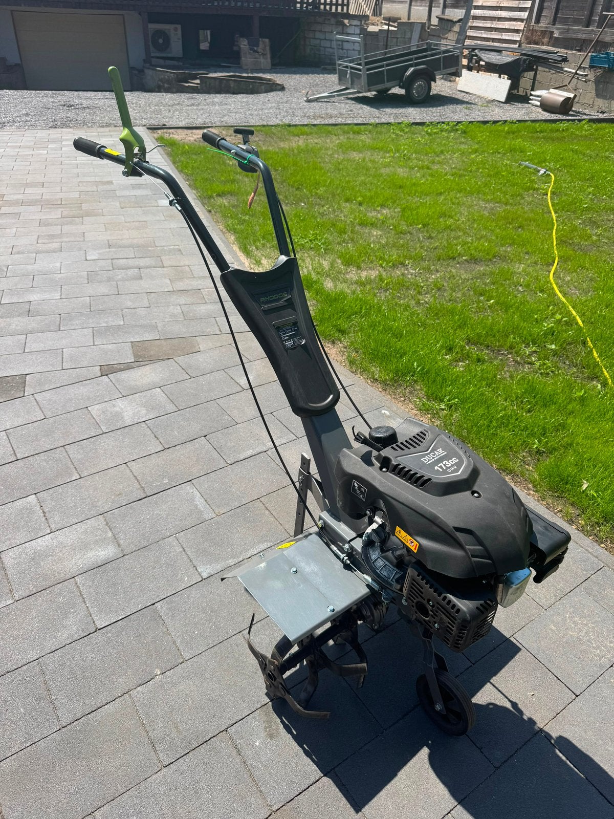 Rhodos benzine tuinfrees 173cc – Zo goed als nieuw, Ophalen, Zo goed als nieuw