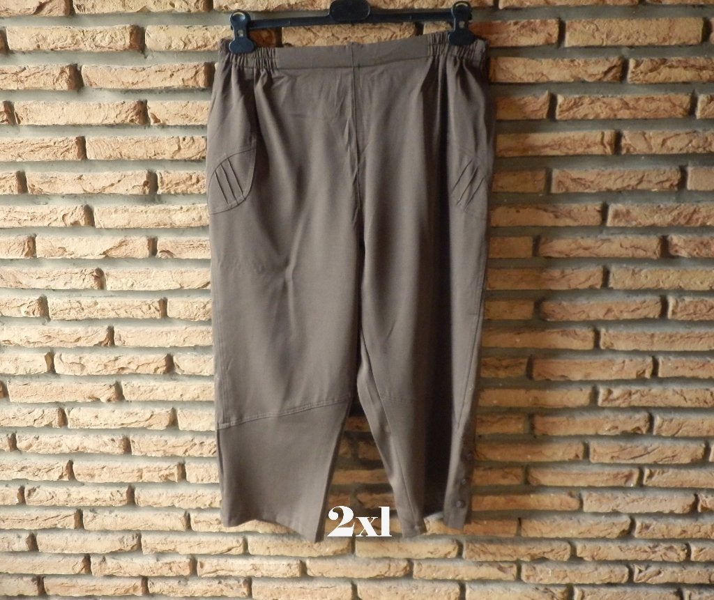(81) - pantalon femme t.2xl brun, Vêtements | Femmes, Culottes & Pantalons, Taille 42/44 (L), Enlèvement ou Envoi, Comme neuf